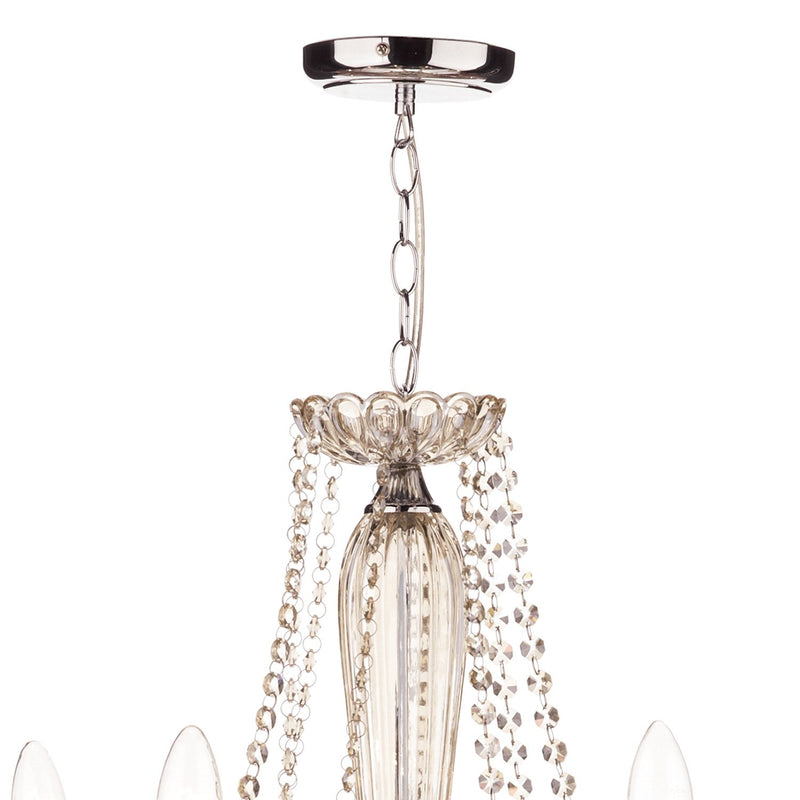 Load image into Gallery viewer, Dar Lighting RAP0806 Raphael 8 Light Chandelier Champagne Crystal - 35323
