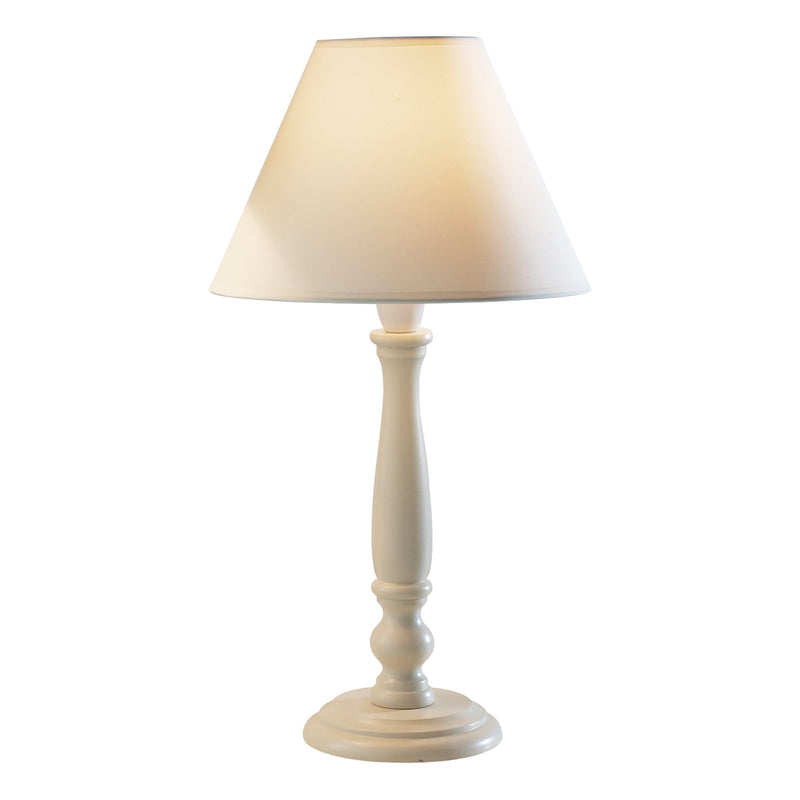 Load image into Gallery viewer, Dar Lighting REG4233 Regal Small Table Lamp Cream With Shade (Twin Pack) - 12217
