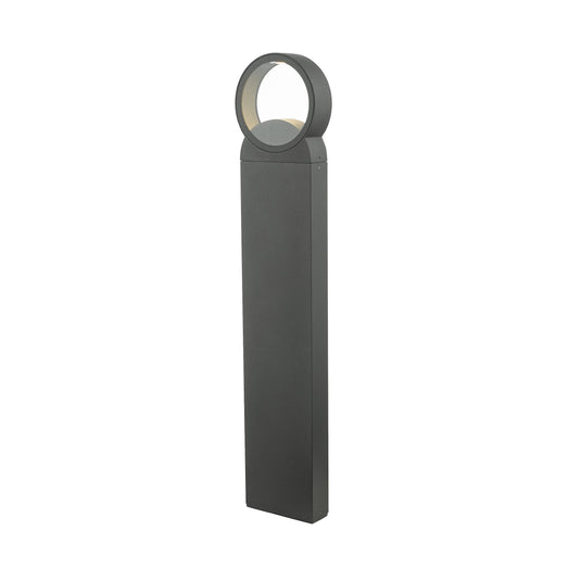 Dar Lighting REO4539 Outdoor Post With Square Light Anthracite IP65 LED - 35337