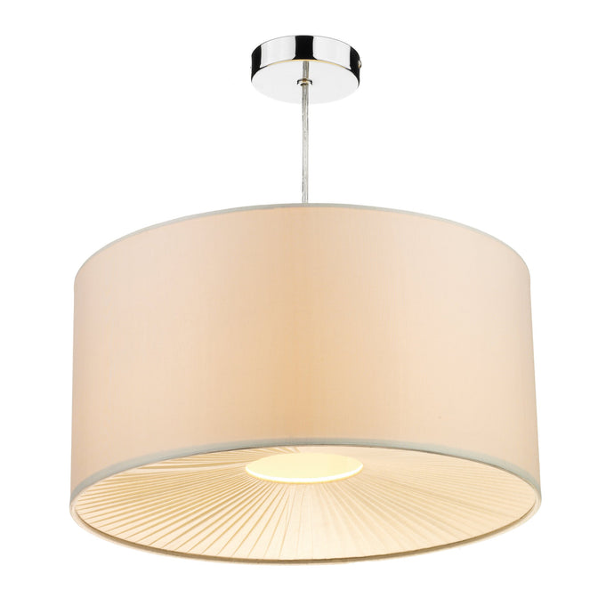 Dar Lighting RIT6533 Rita Non Elec Pendant 2 Tone Cream - 14544