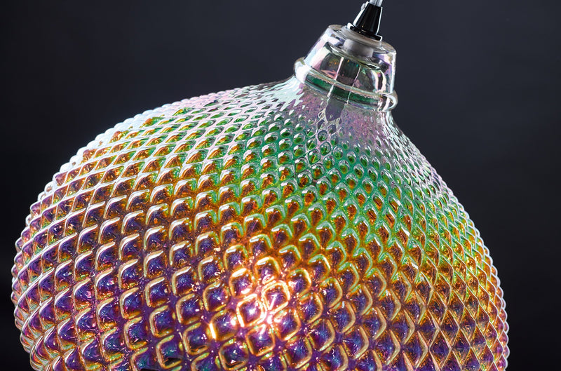 Load image into Gallery viewer, Dar Lighting ROI0155 Roisin Pendant Glass &amp; Polished Chrome - 23871
