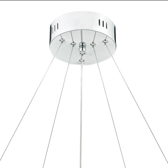 Dar Lighting ROM2550 Roma LED Pendant Crystal with Chrome Dimmable - 21736