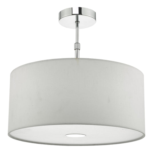 Dar Lighting RON652 Ronda 40cm Easyfit Pendant Porcelain White - 35351
