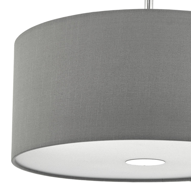 Load image into Gallery viewer, Dar Lighting RON6539 Ronda 40cm Easyfit Pendant Slate Grey - 35353
