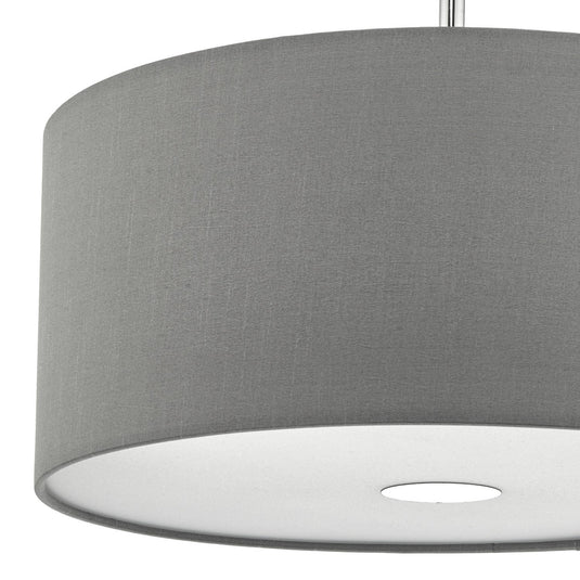 Dar Lighting RON6539 Ronda 40cm Easyfit Pendant Slate Grey - 35353