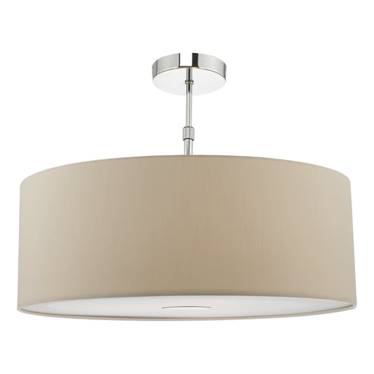 Dar Lighting RON8629 Ronda 60cm Easy Fit Pendant Ecru - 35356