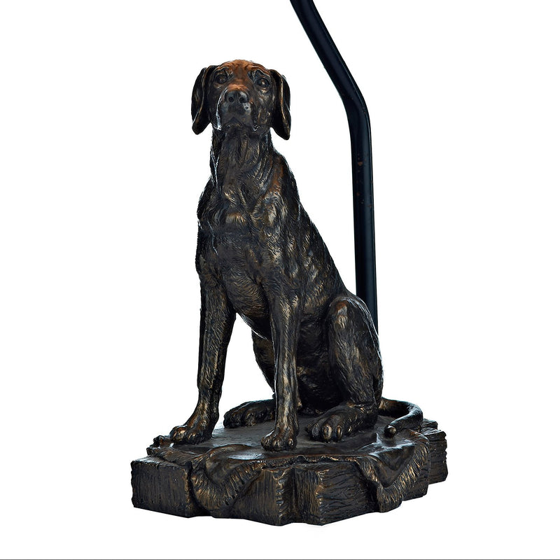 Load image into Gallery viewer, Dar Lighting ROV4263-X Rover Table Lamp Bronze complete with Shade - 17331
