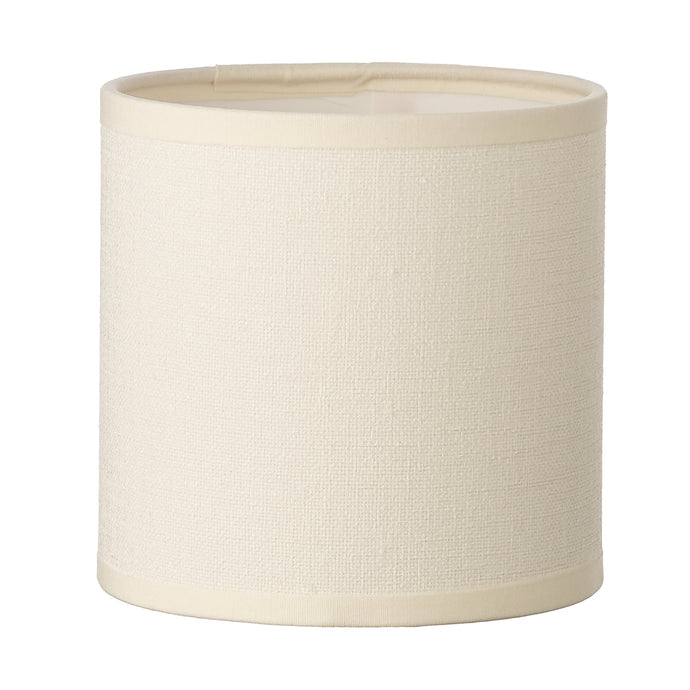 Dar Lighting S066 S066 Cream Cotton Drum Shade 12cm - 25490