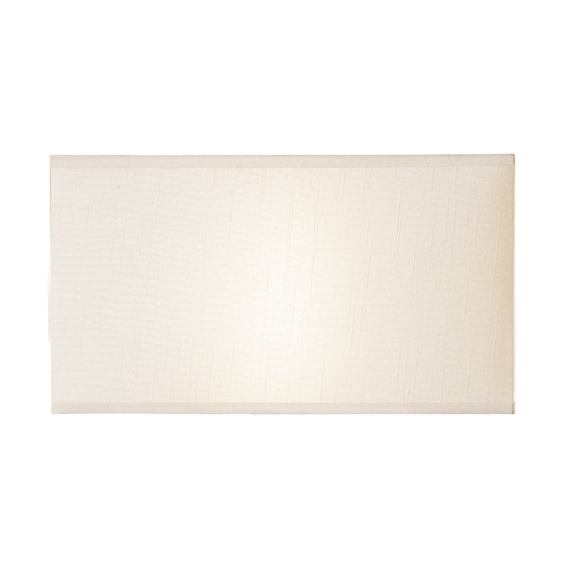 Load image into Gallery viewer, Dar Lighting S1021 S1021 Cream Cotton Rectangle Shade 34cm - 35361
