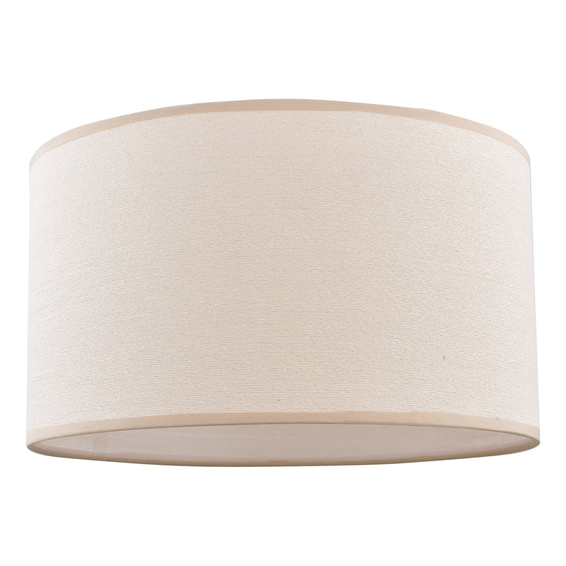 Load image into Gallery viewer, Dar Lighting S1055 Tuscan Taupe Cotton Drum Shade 40cm - 14951

