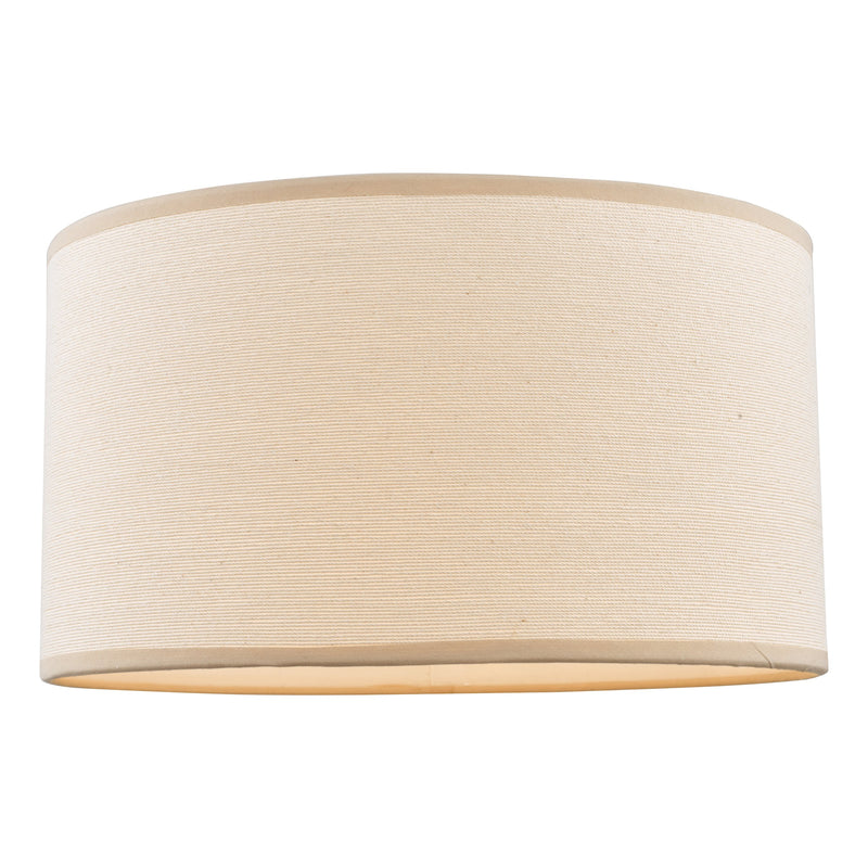Load image into Gallery viewer, Dar Lighting S1057 Tuscan Taupe Cotton Drum Shade 30cm - 14954
