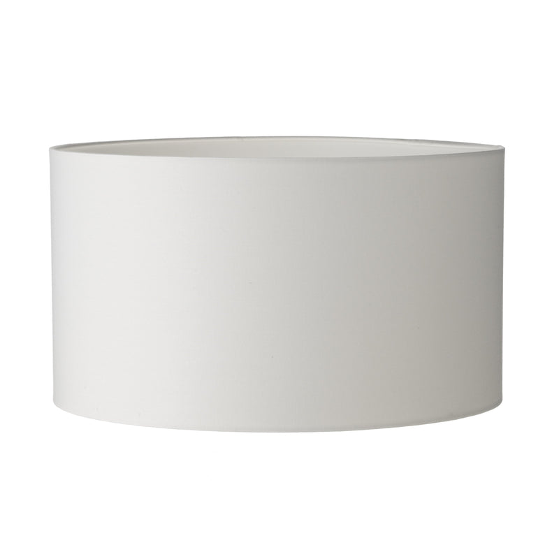 Load image into Gallery viewer, Dar Lighting S1058 Tuscan Ivory Cotton Drum Shade 30cm - 35363
