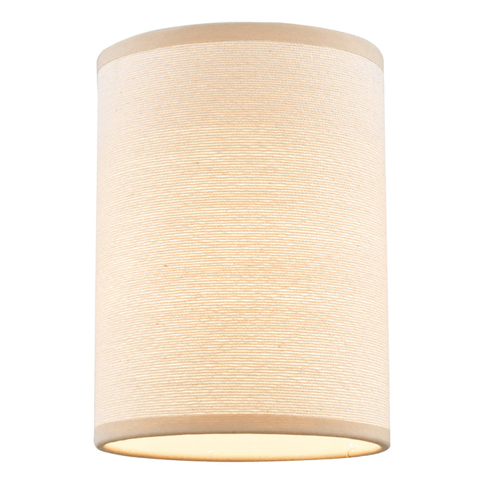 Dar Lighting S1060 S1060 Tuscan Taupe Cotton Cylinder Shade 13cm - 35364