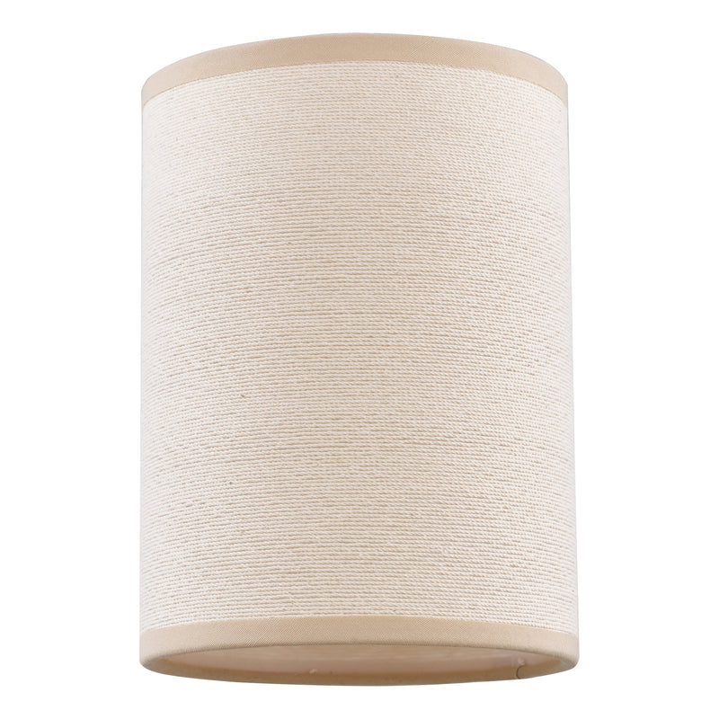 Load image into Gallery viewer, Dar Lighting S1060 S1060 Tuscan Taupe Cotton Cylinder Shade 13cm - 35364
