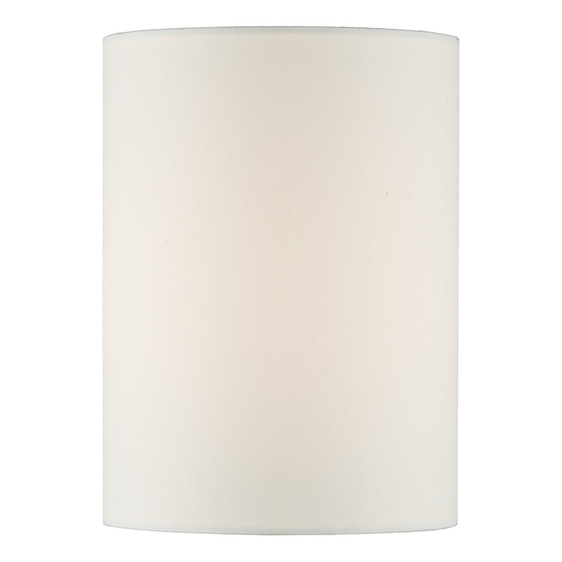 Load image into Gallery viewer, Dar Lighting S1061 Tuscan Ivory Cotton Cylinder Shade 13cm - 35365
