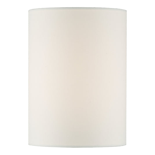 Dar Lighting S1061 Tuscan Ivory Cotton Cylinder Shade 13cm - 35365