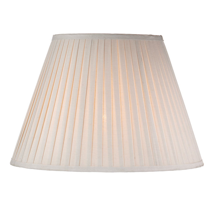 Dar Lighting S1098 S1098 Taupe Cotton Tapered Drum Shade 43cm - 35367