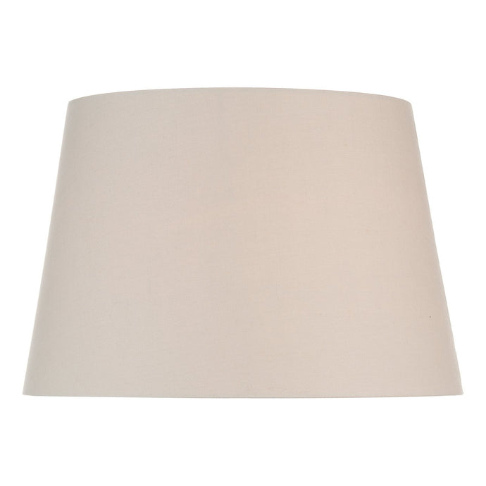 Dar Lighting S1099 S1099 Cream Cotton Tapered Drum Shade 45cm - 35368