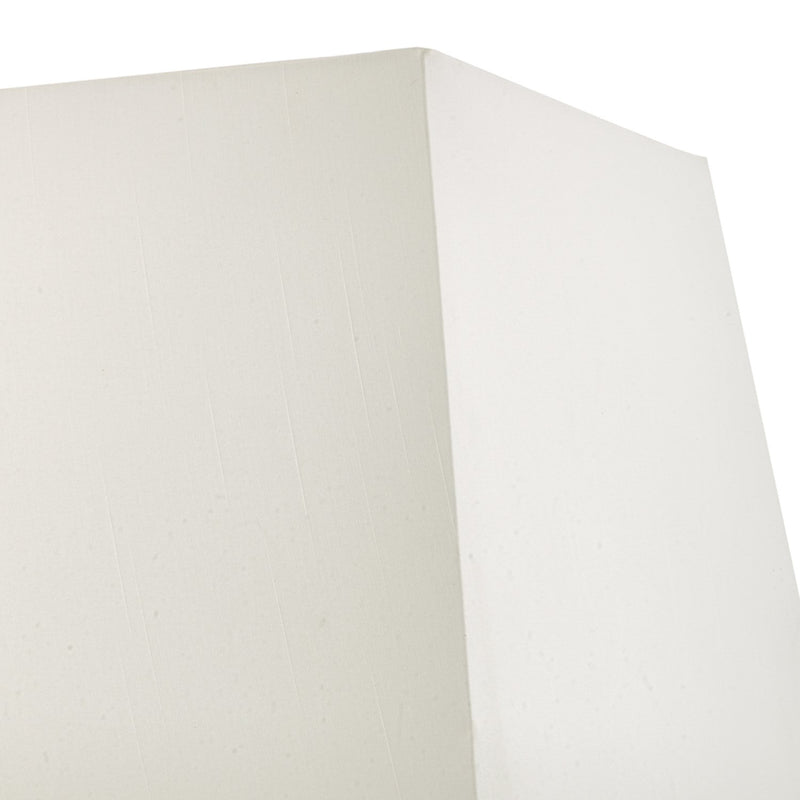 Load image into Gallery viewer, Dar Lighting S1101 S1101 Ivory Faux Silk Tapered Square Shade 37cm - 18920
