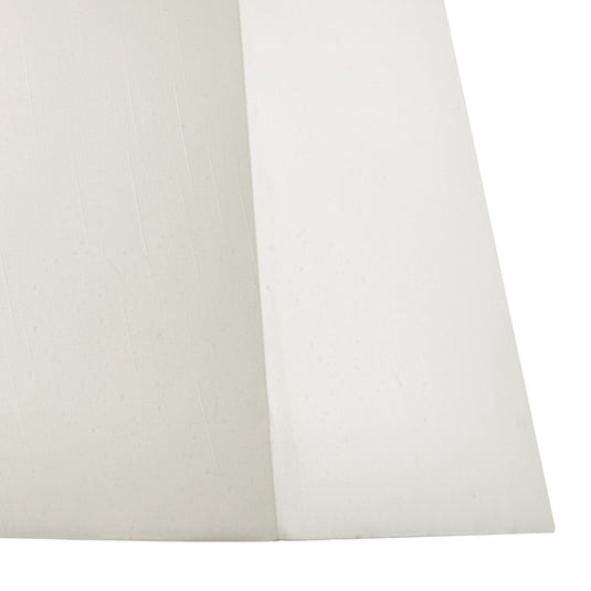 Dar Lighting S1101 S1101 Ivory Faux Silk Tapered Square Shade 37cm - 18920