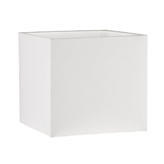 Dar Lighting S1106 S1106 Ivory Cotton Square Shade 15cm - 35369