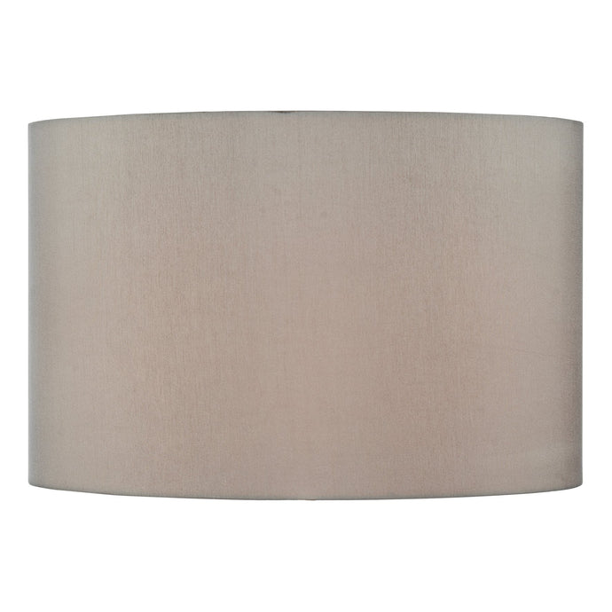 Dar Lighting S1120 S1120 Taupe Faux Silk Drum Shade 39cm - 35371