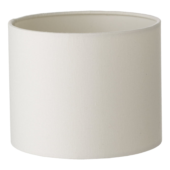 Dar Lighting S1122 Ferrara Ivory Cotton Drum Shade 15cm - 35372