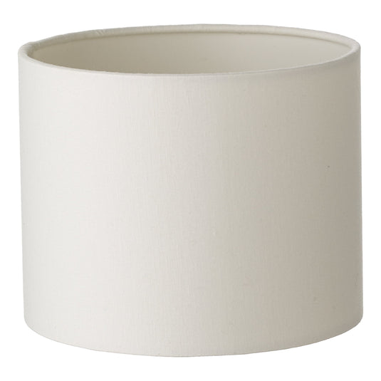 Dar Lighting S1122 Ferrara Ivory Cotton Drum Shade 15cm - 35372