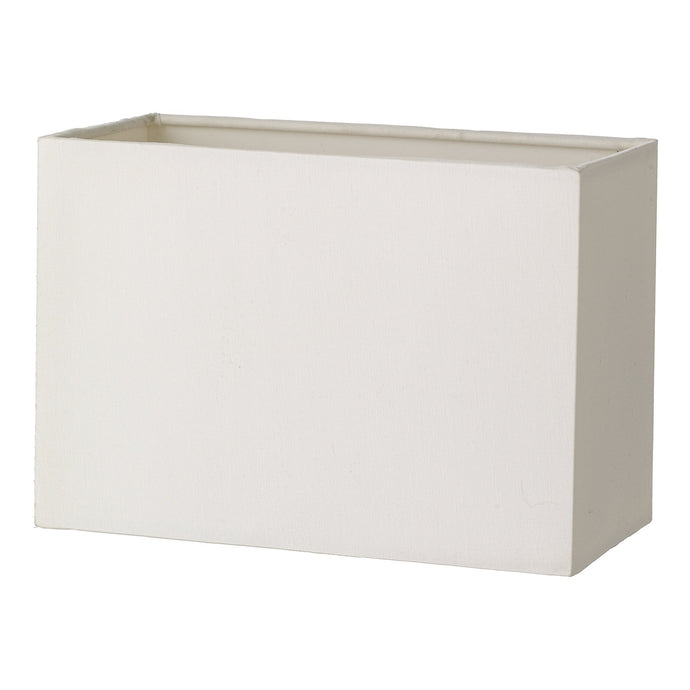 Dar Lighting S1123 Modena Ivory Cotton Rectangle Shade 20cm - 23736