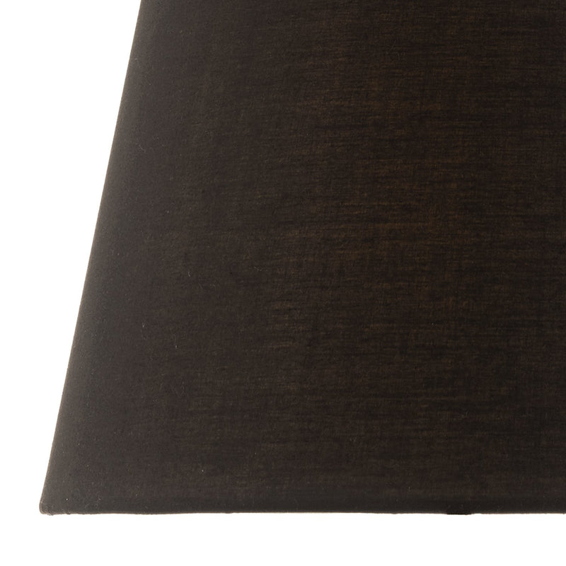 Load image into Gallery viewer, Dar Lighting SAF1422 Safia Black Cotton Tapered Drum Shade 36cm - 35375
