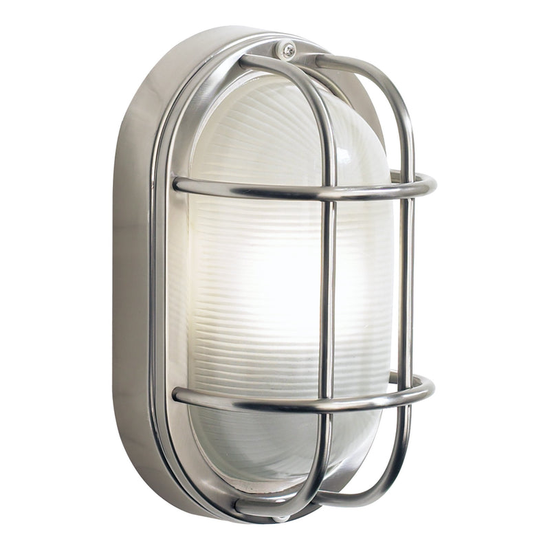 Load image into Gallery viewer, Dar Lighting SAL5244 Salcombe Small Oval Steel Wall Light IP44 - 229
