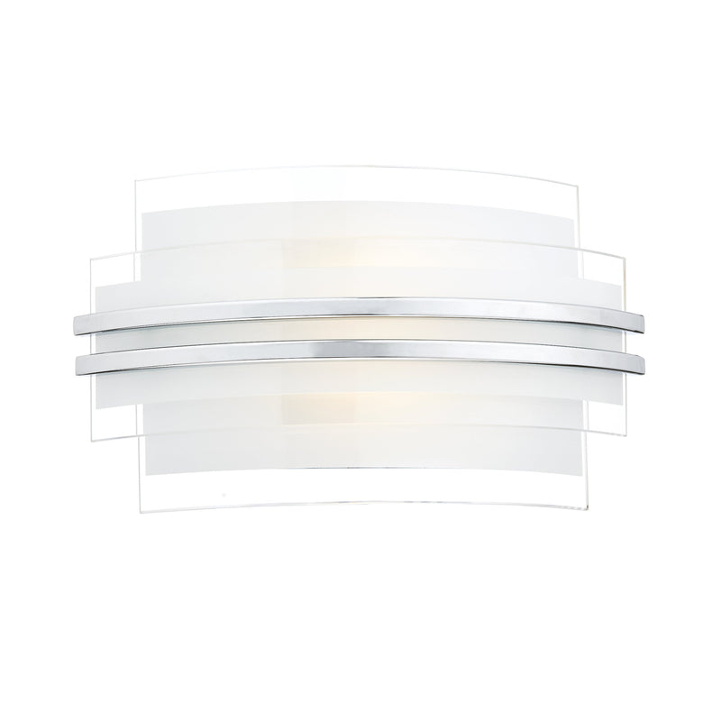 Load image into Gallery viewer, Dar Lighting SEC072 Sector Double Trim LED Wall Bracket Small - 35388
