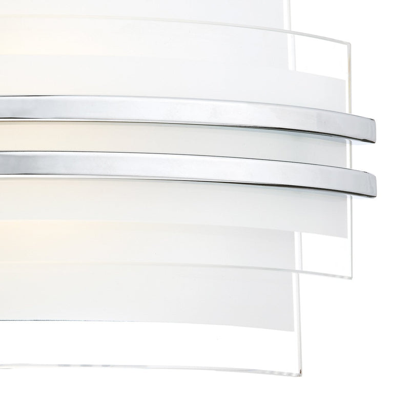 Load image into Gallery viewer, Dar Lighting SEC072 Sector Double Trim LED Wall Bracket Small - 35388
