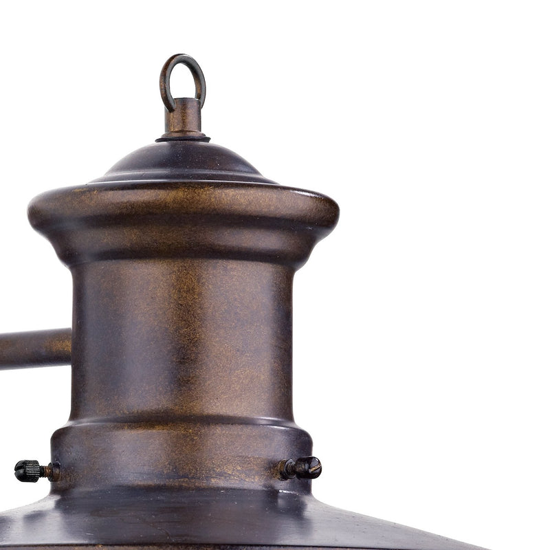 Load image into Gallery viewer, Dar Lighting SED1529 Sedgewick 1 Light Lantern Bronze Down Facing IP44 - 25211
