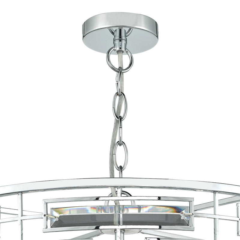 Load image into Gallery viewer, Dar Lighting SEV0650 Seville 6 Light Pendant K9 Crystal Polished Chrome - 35395
