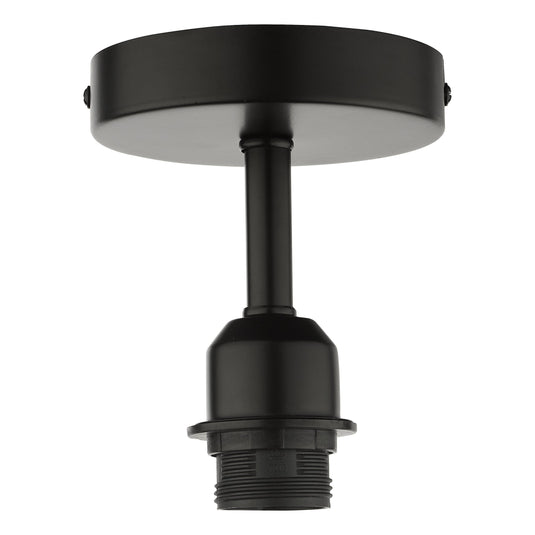 Dar Lighting SF0122 SF0122 1 Light Semi Flush Suspension Bracket Matt Black - 37013