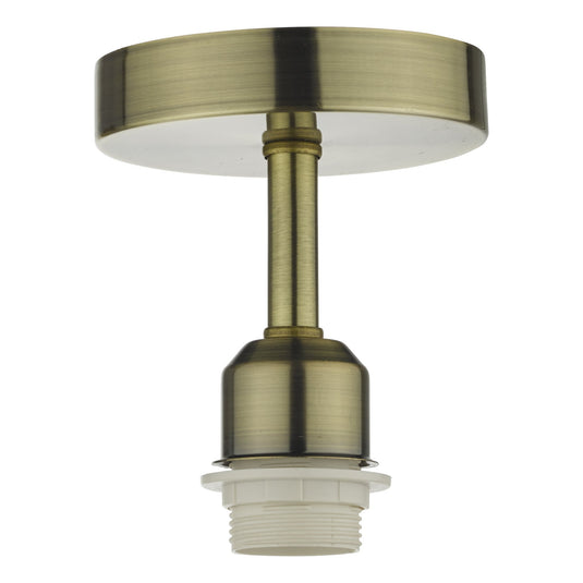 Dar Lighting SF0175 Accessory 1 Light Semi Flush Suspension Antique brass - 29944