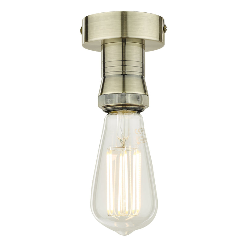 Load image into Gallery viewer, Dar Lighting SFB4875 SFB4875 1 Light Suspension Antique Brass - 37015
