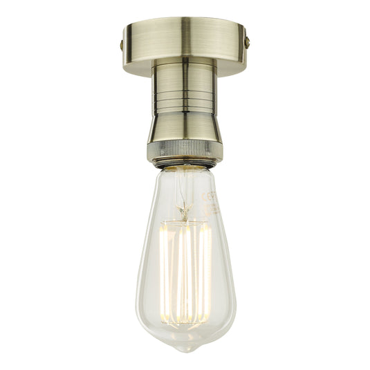 Dar Lighting SFB4875 SFB4875 1 Light Suspension Antique Brass - 37015