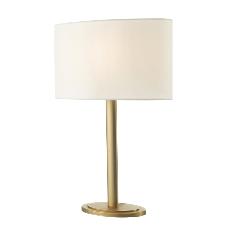 Load image into Gallery viewer, Dar Lighting SHU4263 Shubert Table Lamp Bronze With Shade - 35399
