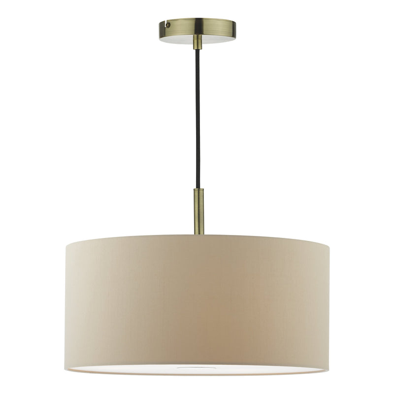 Load image into Gallery viewer, Dar Lighting SP0375 Accessory 3 Light Suspension Antique Brass - 35410
