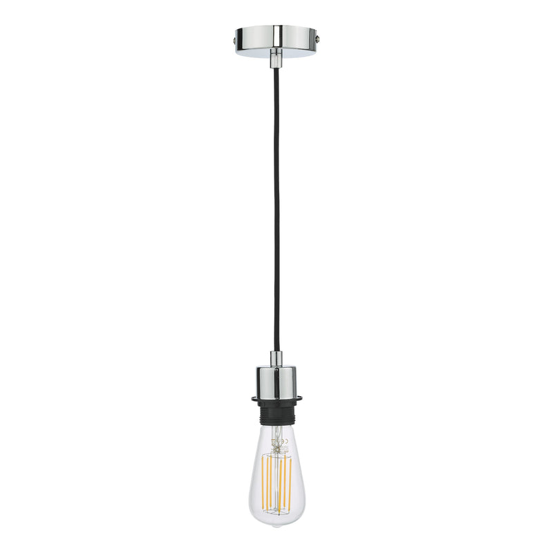 Load image into Gallery viewer, Dar Lighting SP62 SP62 1 Light E27 Suspension Polished Chrome - 23863
