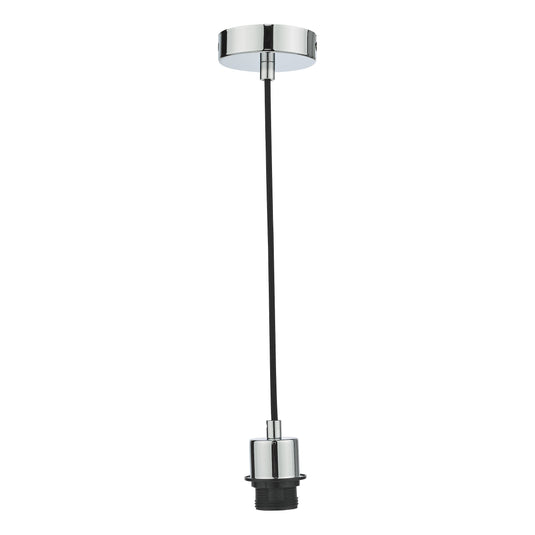 Dar Lighting SP62 SP62 1 Light E27 Suspension Polished Chrome - 23863