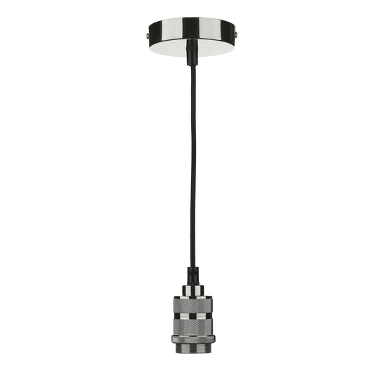 Dar Lighting SP8667 1 Light E27 Decorative Suspension Gun Metal - 20059