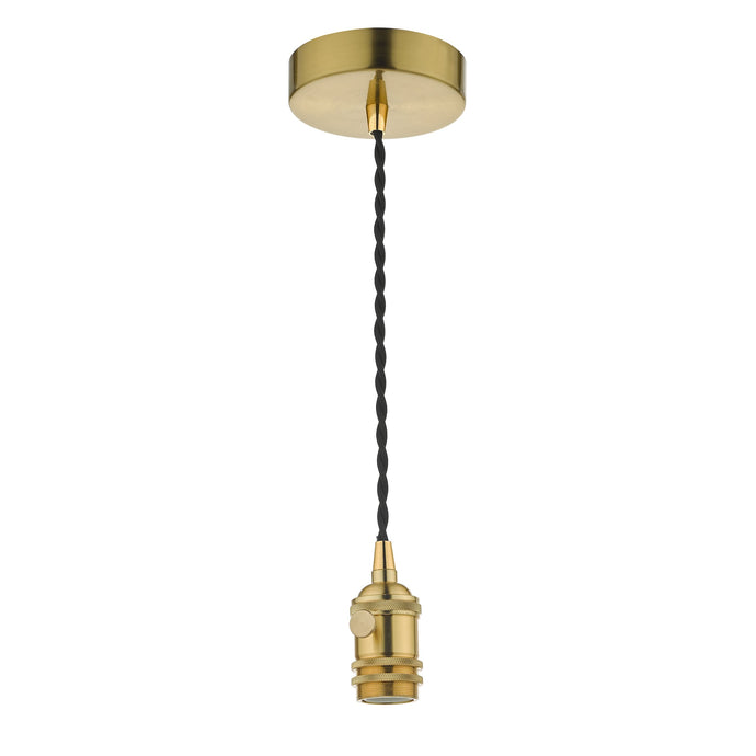 Dar Lighting SPB0140 Accessory 1 Light Suspension In Brass - 30790