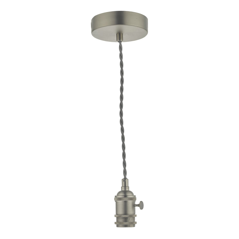 Load image into Gallery viewer, Dar Lighting SPB0161 Accessory 1 Light Suspension Antique Chrome - 24989
