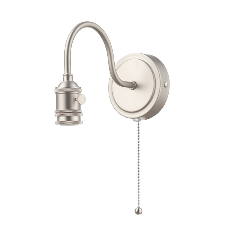 Load image into Gallery viewer, Dar Lighting SPW0761 Accessory 1 Light Wall Light Antique Chrome Bracket Only - 35422
