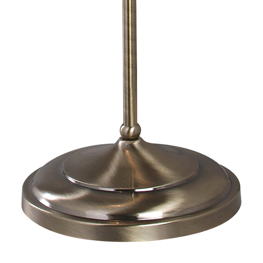 Dar Lighting SUF4975-X Suffolk Floor Lamp Rise & Fall Antique Brass Ca Shade SUF1433 - 15886