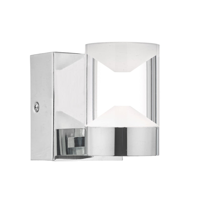 Load image into Gallery viewer, Dar Lighting SUS0750 Susa W/Lt Polished Chrome &amp; Acrylic LED Bathroom IP44 - 35424
