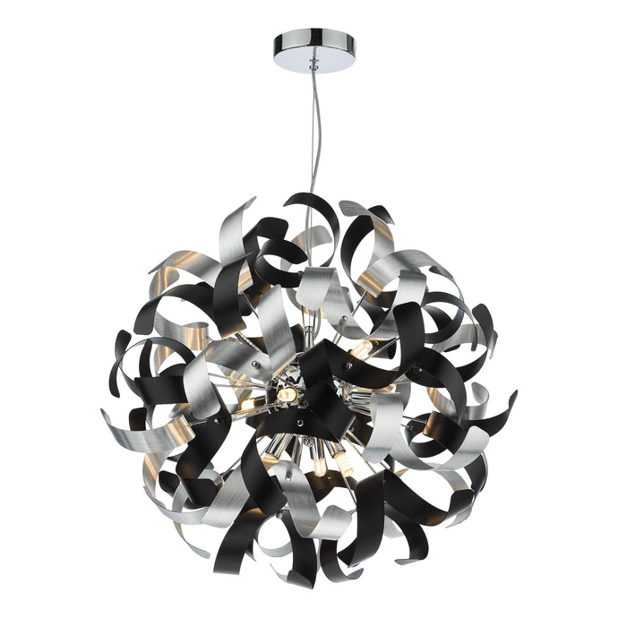 Dar Lighting SWA1350-SP SWASH 9 Light Polished Chrome Suspension Only - 37025